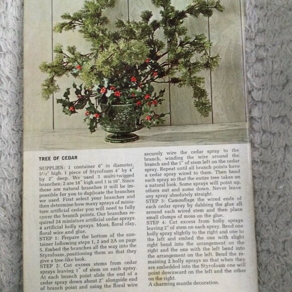 Christmas Decor  Crafts Booklet -Ornaments -Nativity -TreeTrim -Wreaths -Snowmen - Picture 2 of 6